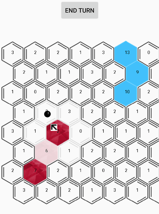 java hexagonal game
