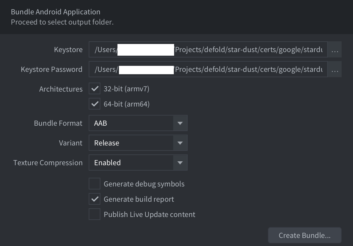 Cannot create Android build - Questions - Defold game engine forum