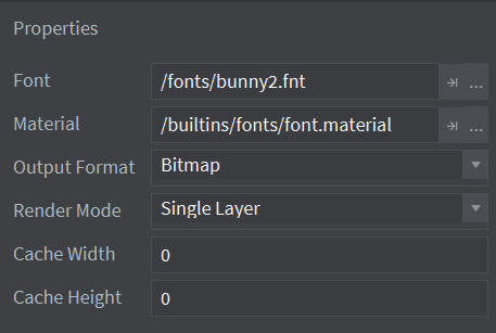 Defold Settings